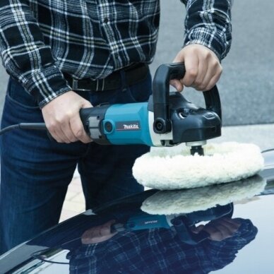 Poliruoklis 1200W, 180mm MAKITA 9237CB 1 Poliruoklis 1200W, 180mm MAKITA 9237CB 1