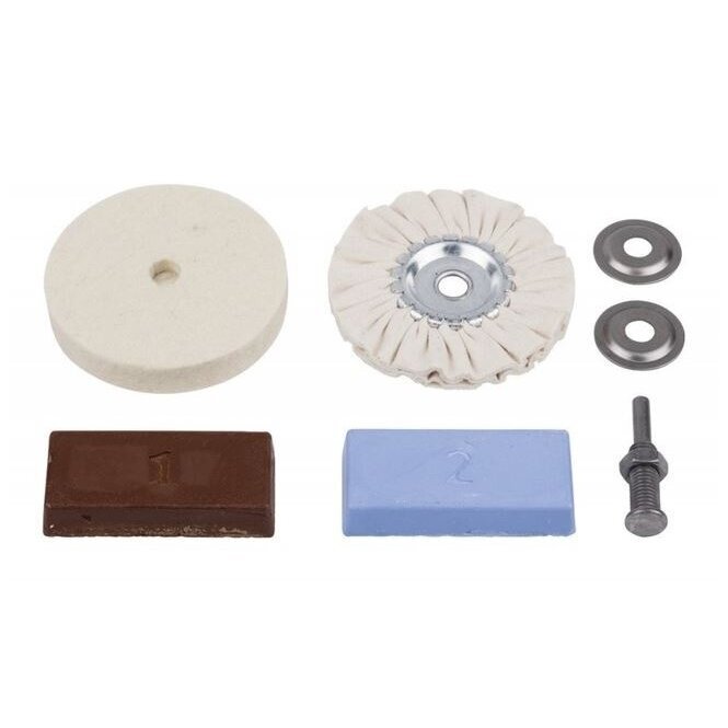 Poliravimo padų ir pastos rinkinys Ø100mm 5vnt. Essen Tools CP05 3