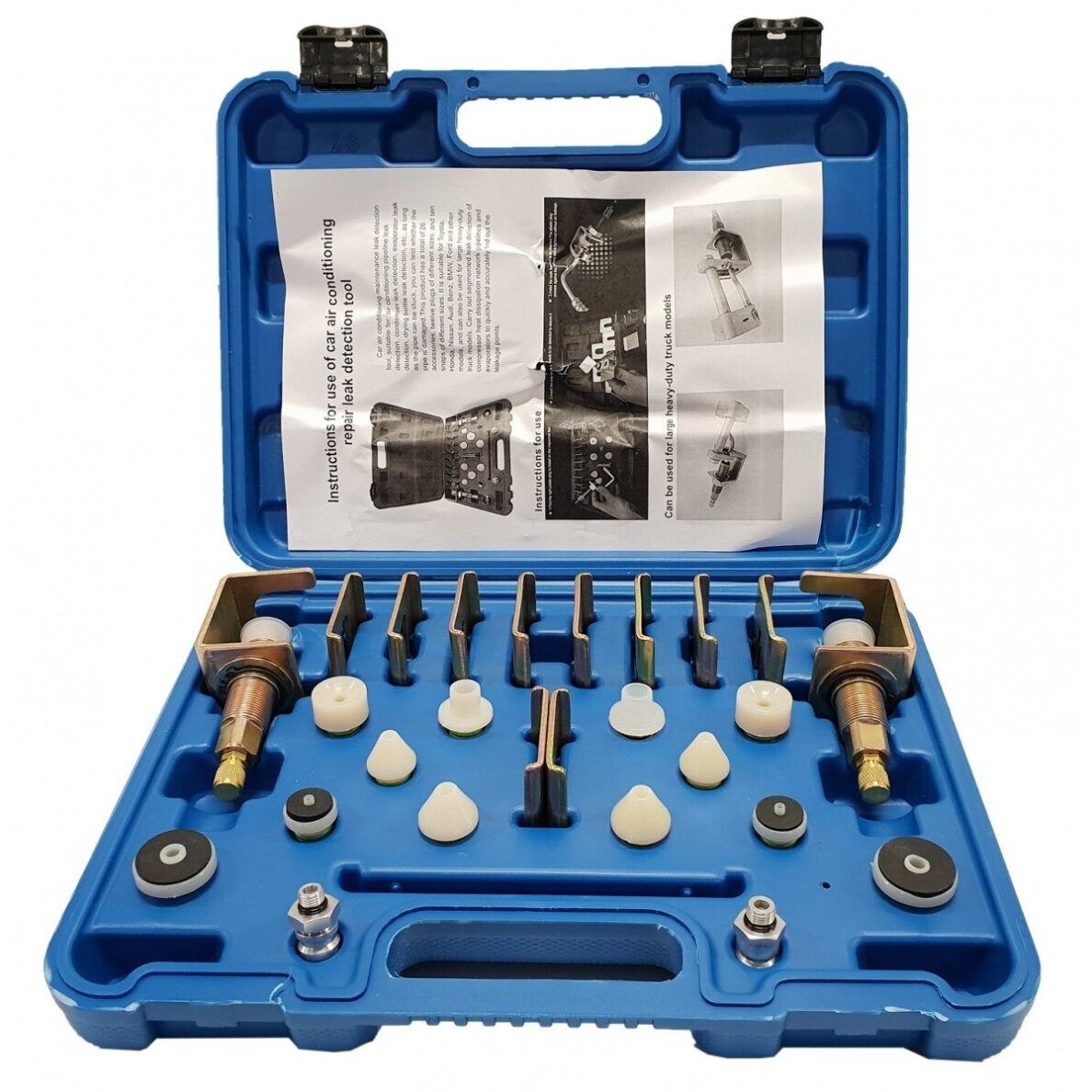 Praplovimo ir patikrinimo adapterių rinkinys kondicionieriui ESSEN TOOLS 1