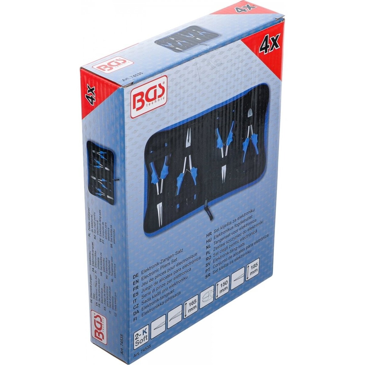 Precizinių replyčių rinkinys | ilgas tipas | 4 vnt. BGS 5 Precizinių replyčių rinkinys | ilgas tipas | 4 vnt. BGS 5