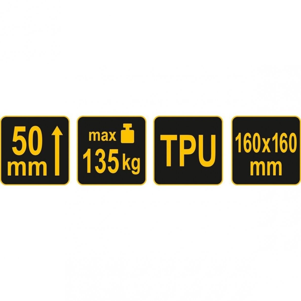 Pripučiama montavimo pagalvė 160 X 160 mm 135 kg 2
