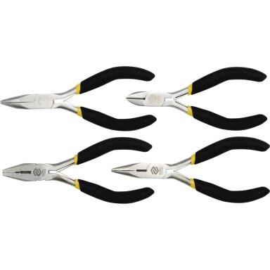 Precizinių replyčių komplektas | 125 mm | 4 vnt. VOREL Precizinių replyčių komplektas | 125 mm | 4 vnt. VOREL