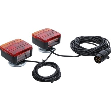 Priekabos lempos su magnetiniu laikikliu 2vnt. BGS 80960