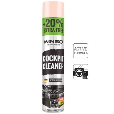 Prietaisų skydelio valiklis Polish Spray Cockpit Cleaner Peach 750 ml Prietaisų skydelio valiklis Polish Spray Cockpit Cleaner Peach 750 ml