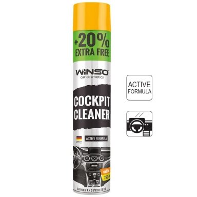 Prietaisų skydelio valiklis Polish Spray Cockpit Cleaner Vanilla 750 ml Prietaisų skydelio valiklis Polish Spray Cockpit Cleaner Vanilla 750 ml