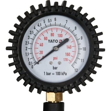 Pripūtimo pistoletas su manometru, PROFI Yato YT-23703 Pripūtimo pistoletas su manometru, PROFI Yato YT-23703