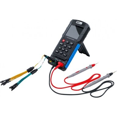 Profesionalus automobilinis diagnostinis multimetras su osciloskopu ir signalų generatoriumi BGS