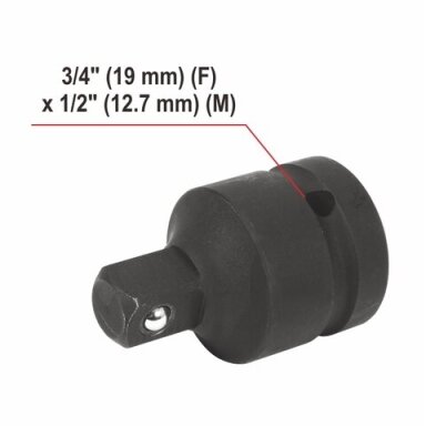 Profesionalus YATO 3/4" smūginis veržliasukis sunkiajai technikai 2400Nm su 6.0Ah akumuliatoriumi