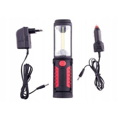 Prožektorius darbui COB (3W) + LED5 (įkraunamas) Prožektorius darbui COB (3W) + LED5 (įkraunamas)