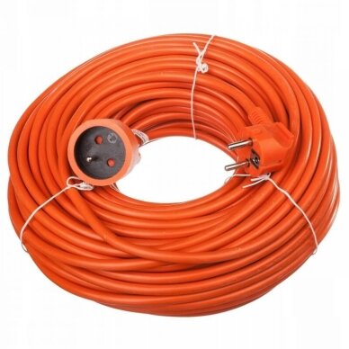 Prailginimo kabelis su lizdu 20m Kraftdele KD4040