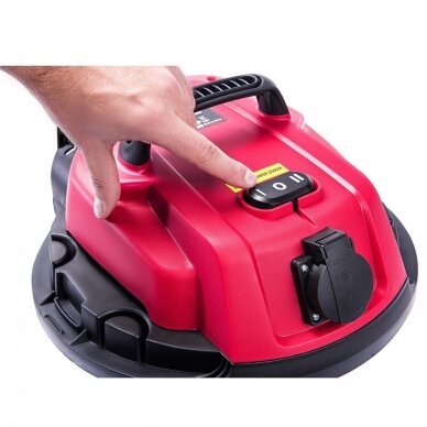 Pramoninis dulkių siurblys sauso ir drėgno valymo 30L, 1600W 4 Pramoninis dulkių siurblys sauso ir drėgno valymo 30L, 1600W 4