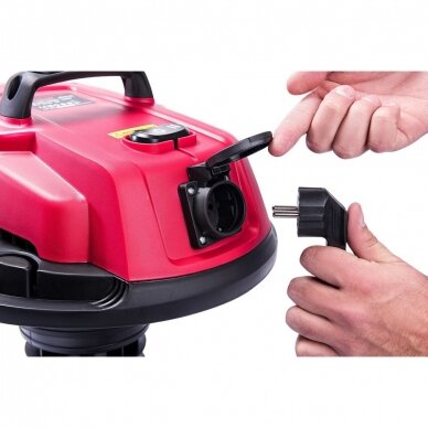 Pramoninis dulkių siurblys sauso ir drėgno valymo 30L, 1600W 5 Pramoninis dulkių siurblys sauso ir drėgno valymo 30L, 1600W 5