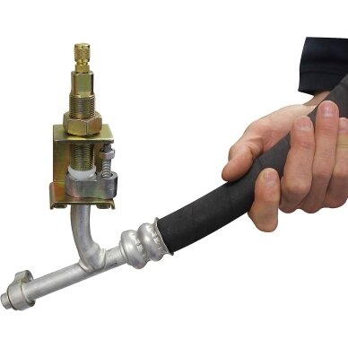 Praplovimo ir patikrinimo adapterių rinkinys kondicionieriui ESSEN TOOLS 4