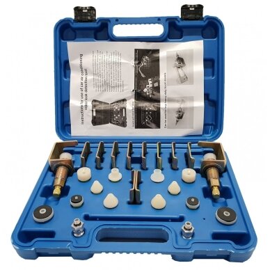 Praplovimo ir patikrinimo adapterių rinkinys kondicionieriui ESSEN TOOLS 1 Praplovimo ir patikrinimo adapterių rinkinys kondicionieriui ESSEN TOOLS 1