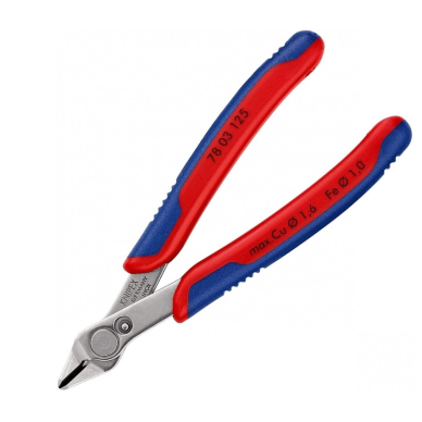 Precizinės elektronikos kirpimo replės 125mm KNIPEX 2 Precizinės elektronikos kirpimo replės 125mm KNIPEX 2