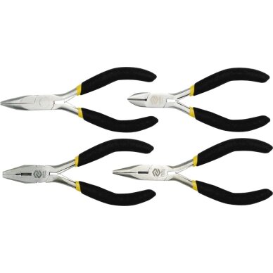 Precizinių replyčių komplektas | 125 mm | 4 vnt. VOREL Precizinių replyčių komplektas | 125 mm | 4 vnt. VOREL
