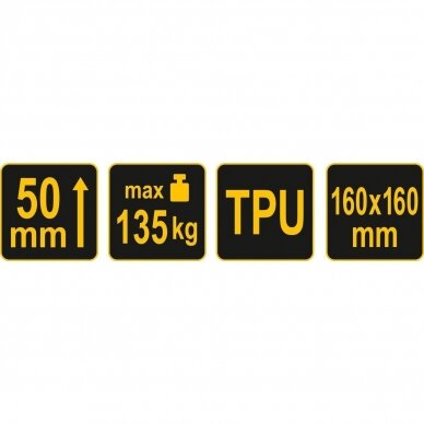 Pripučiama montavimo pagalvė 160 X 160 mm 135 kg 2 Pripučiama montavimo pagalvė 160 X 160 mm 135 kg 2