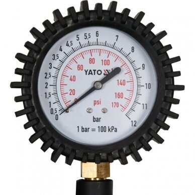 Pripūtimo pistoletas su manometru, PROFI Yato YT-23703 1 Pripūtimo pistoletas su manometru, PROFI Yato YT-23703 1