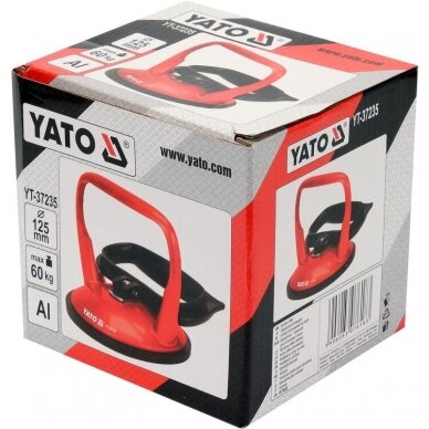 Prisisiurbiantis kėliklis 125mm 60kg YATO YT-37235 2 Prisisiurbiantis kėliklis 125mm 60kg YATO YT-37235 2