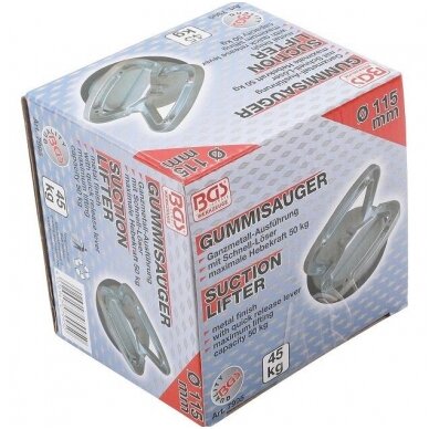Prisisiurbiantis kėliklis metalinis Ø115mm BGS-Technic 2 Prisisiurbiantis kėliklis metalinis Ø115mm BGS-Technic 2