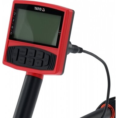 Profesionalus metalo detektorius su LCD ekranu | aptikimo gylis iki 22 cm YATO 5 Profesionalus metalo detektorius su LCD ekranu | aptikimo gylis iki 22 cm YATO 5