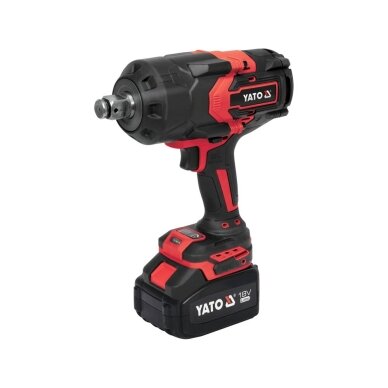 Profesionalus YATO 3/4" smūginis veržliasukis sunkiajai technikai 2400Nm su 6.0Ah akumuliatoriumi