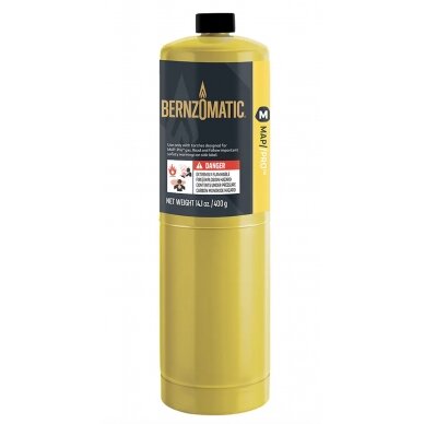 Propileno dujos BERNZOMATIC, 400g Propileno dujos BERNZOMATIC, 400g