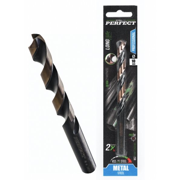 Prailgintas grąžtas metalui DIN340 STALCO 1-10mm