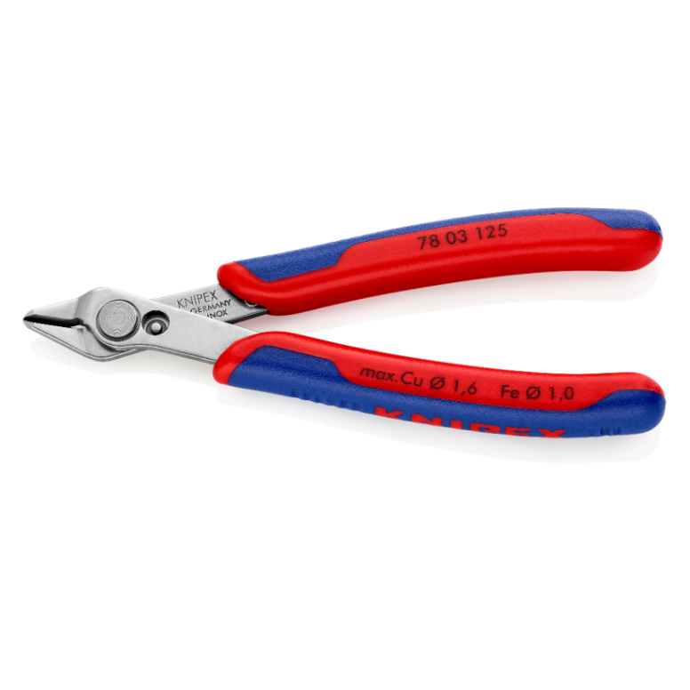 Precizinės elektronikos kirpimo replės 125mm KNIPEX