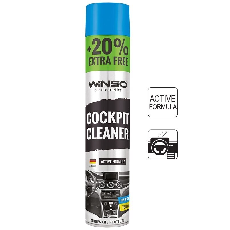 Prietaisų skydelio valiklis Polish Spray Cockpit Cleaner New Car 750 ml Prietaisų skydelio valiklis Polish Spray Cockpit Cleaner New Car 750 ml