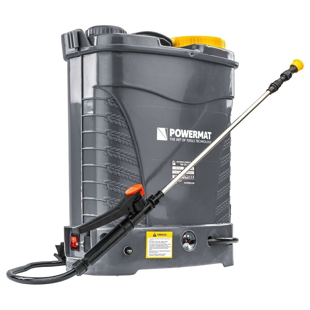 Purkštuvas sodui akumuliatorinis 16L Powermat PM-OA-16T 1