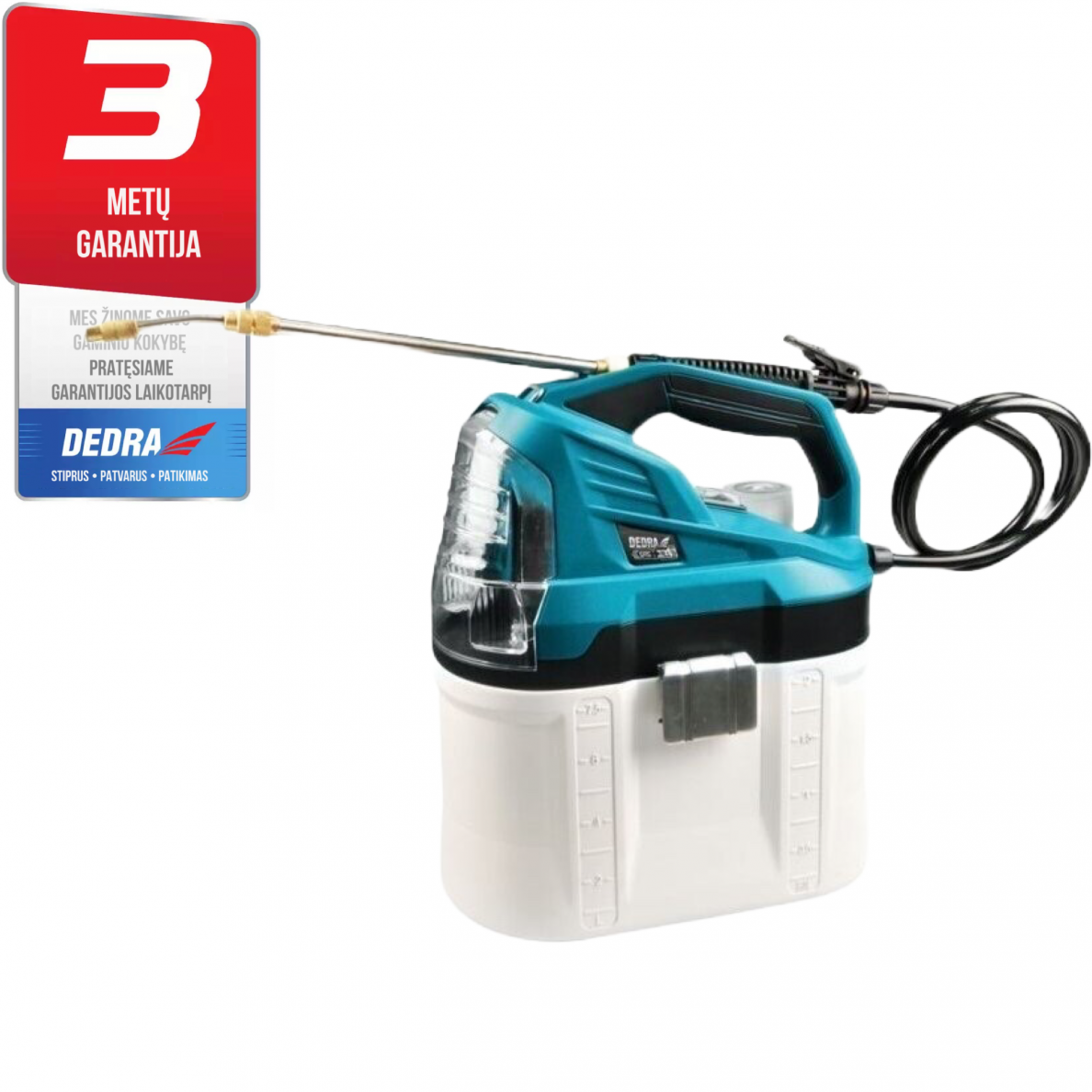 Purkštuvas akumuliatorinis 18V SAS+ALL Dedra DED7097 Purkštuvas akumuliatorinis 18V SAS+ALL Dedra DED7097