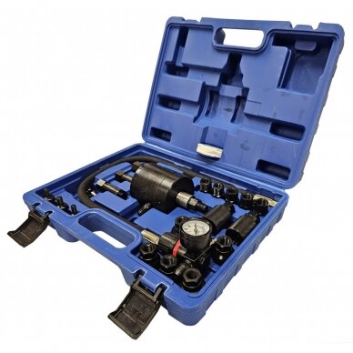 Purkštukų ištraukimo rinkinys, pneumatinis su manometru Essen Tools SK8143P