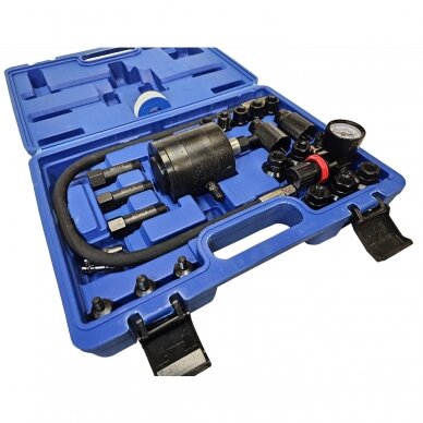 Purkštukų ištraukimo rinkinys, pneumatinis su manometru Essen Tools SK8143P 1 Purkštukų ištraukimo rinkinys, pneumatinis su manometru Essen Tools SK8143P 1