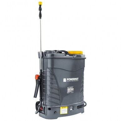 Purkštuvas sodui akumuliatorinis 16L Powermat PM-OA-16T 2