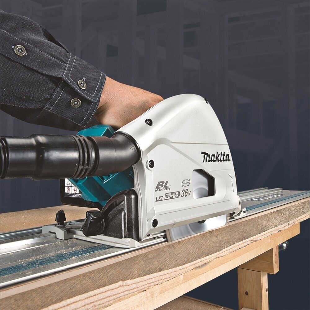 Rankinis diskinis pjūklas Makita DSP600ZJ+ Lagaminas, +diskas, 2x18V Li-ion 1 Rankinis diskinis pjūklas Makita DSP600ZJ+ Lagaminas, +diskas, 2x18V Li-ion 1