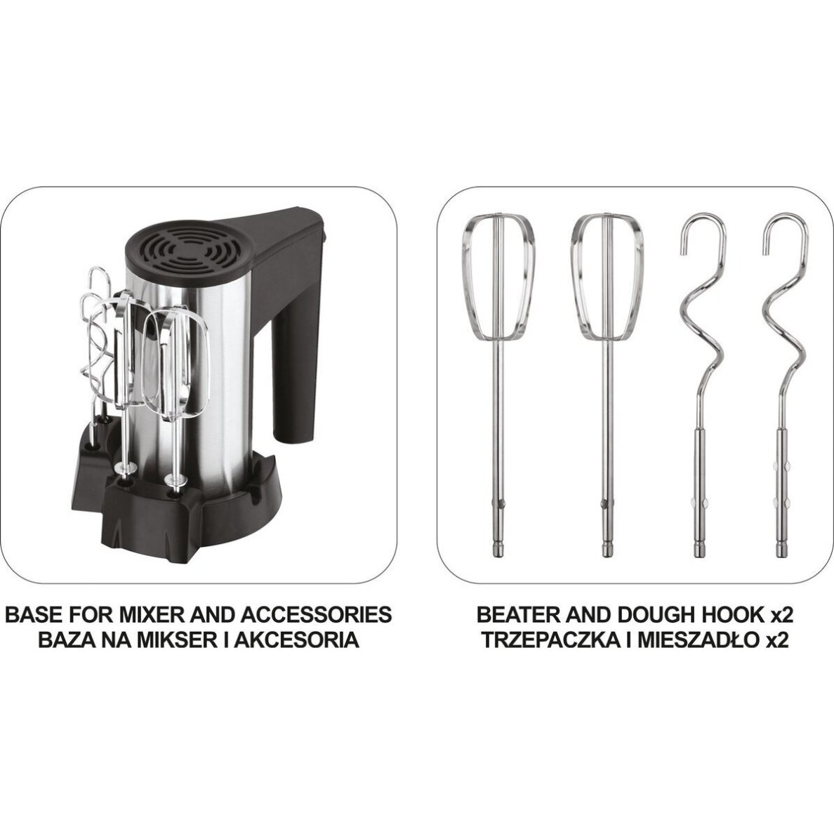 Rankinis mikseris / plakiklis | su baze | 5 greičiai | 200-250W 67781 5 Rankinis mikseris / plakiklis | su baze | 5 greičiai | 200-250W 67781 5