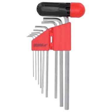 Raktai šešiakampiai 9vnt. 1,5-10mm HEX tipo