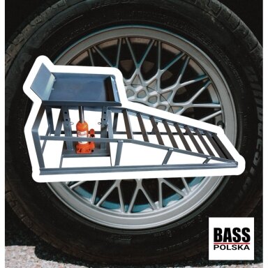 Rampos automobiliui su domkratais 152 x 32 x 37 cm, 2 vnt. 3T