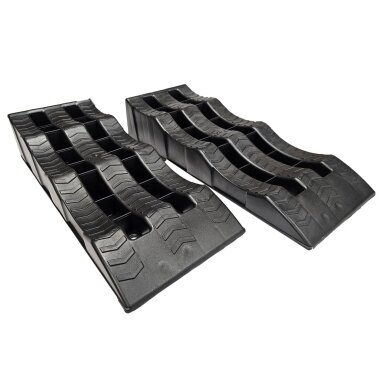 Rampų rinkinys | Plastikas | 3 užvažiavimo aukščiai | 2 vnt.