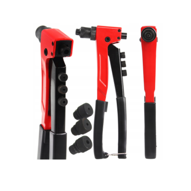 Rankinis kniediklis su 4 galvutėmis 2,4 - 4,8 mm M3 - M6 M49580 MAR - POL