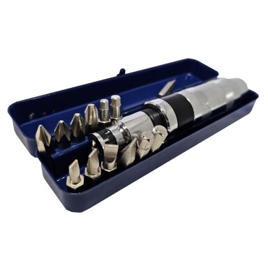 Rankinis smūginis atsuktuvas su antgaliais | 13 vnt. ESSEN TOOLS