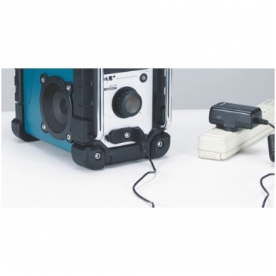 Radijas Makita DMR108 7,2-18V, Bluetooth. Su AC adapteriu 1 Radijas Makita DMR108 7,2-18V, Bluetooth. Su AC adapteriu 1