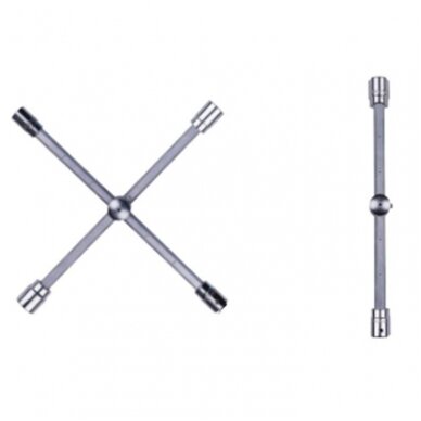 Raktas kryžminis sudedamas/slankiojantis 17/19/21/24mm + 1/2" adapteris 3
