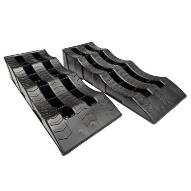Rampų rinkinys | Plastikas | 3 užvažiavimo aukščiai | 2 vnt.