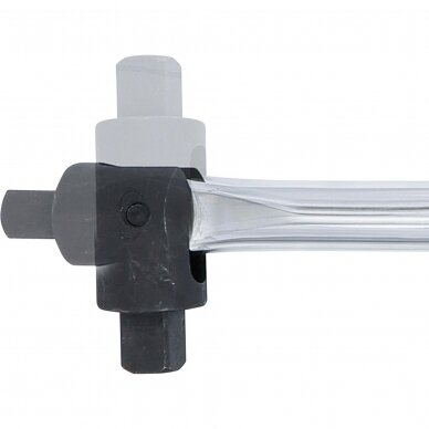Rankena galvutėms vartomu galu išorinis kvadratas 20mm (3/4") 1000mm BGS B74255 2 Rankena galvutėms vartomu galu išorinis kvadratas 20mm (3/4") 1000mm BGS B74255 2