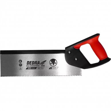 Rankinis pjūklas medžiui grūdintas 300mm DEDRA Rankinis pjūklas medžiui grūdintas 300mm DEDRA