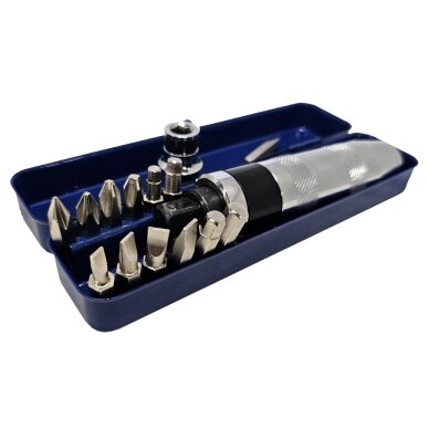 Rankinis smūginis atsuktuvas su antgaliais | 13 vnt. ESSEN TOOLS 2 Rankinis smūginis atsuktuvas su antgaliais | 13 vnt. ESSEN TOOLS 2