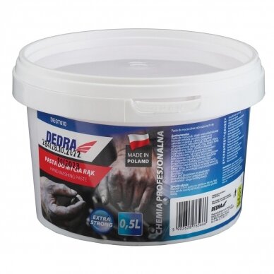 Rankų plovimo pasta 0,5l DEDRA DEGT010 Rankų plovimo pasta 0,5l DEDRA DEGT010