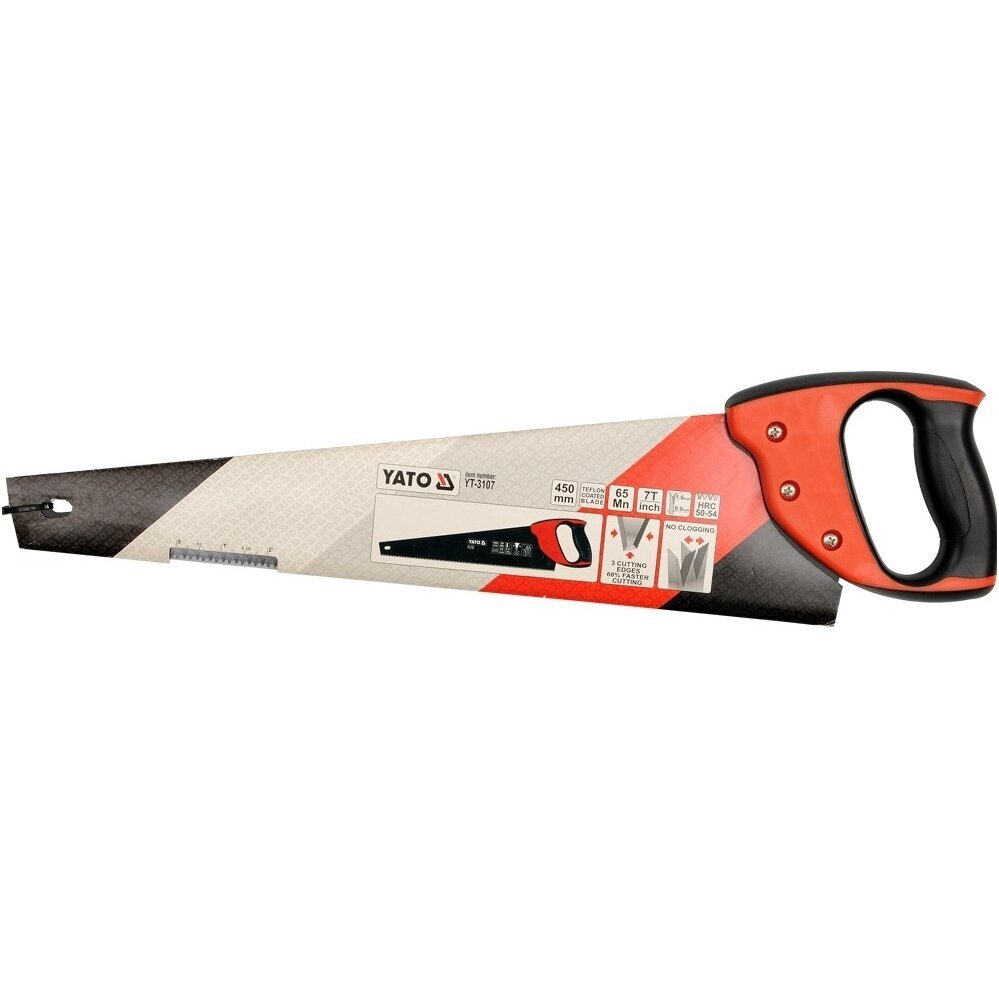 Pjūklas medžiui tefloninis 450mm YATO 2